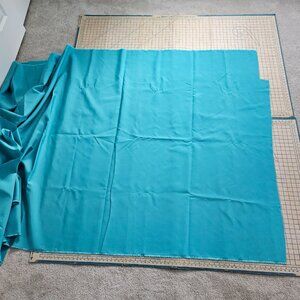 NWOT Sunbrella Aruba (Teal) Canvas Upholstery Outdoor Fabric, 3+ yds